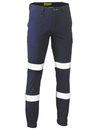 Bisley Stretch Cuffed Cargo Pant with Tape