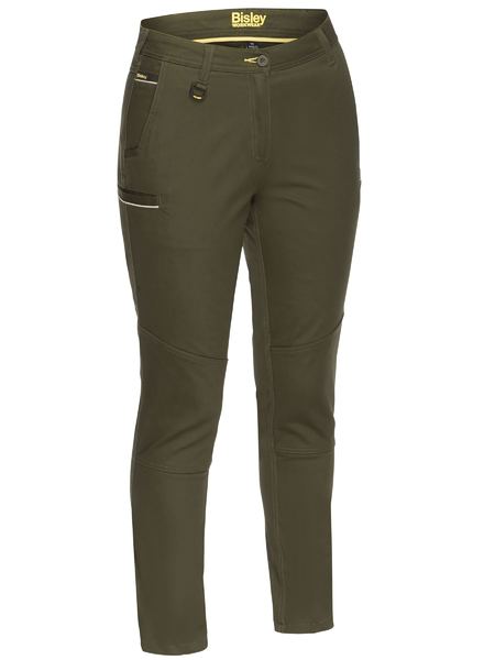 Bisley Womens Mid Rise Stretch Cotton Pant