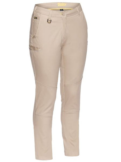Bisley Womens Mid Rise Stretch Cotton Pant